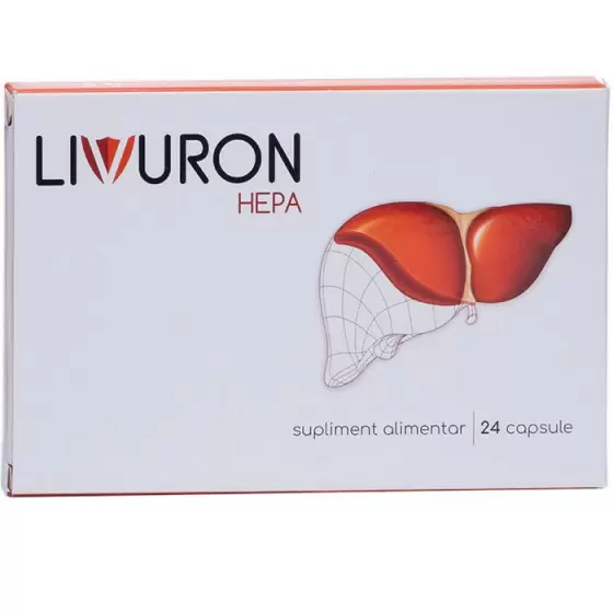 Afecțiuni hepato-biliare - Livuron Hepa, 24 capsule, NaturPharma, farmaciamare.ro