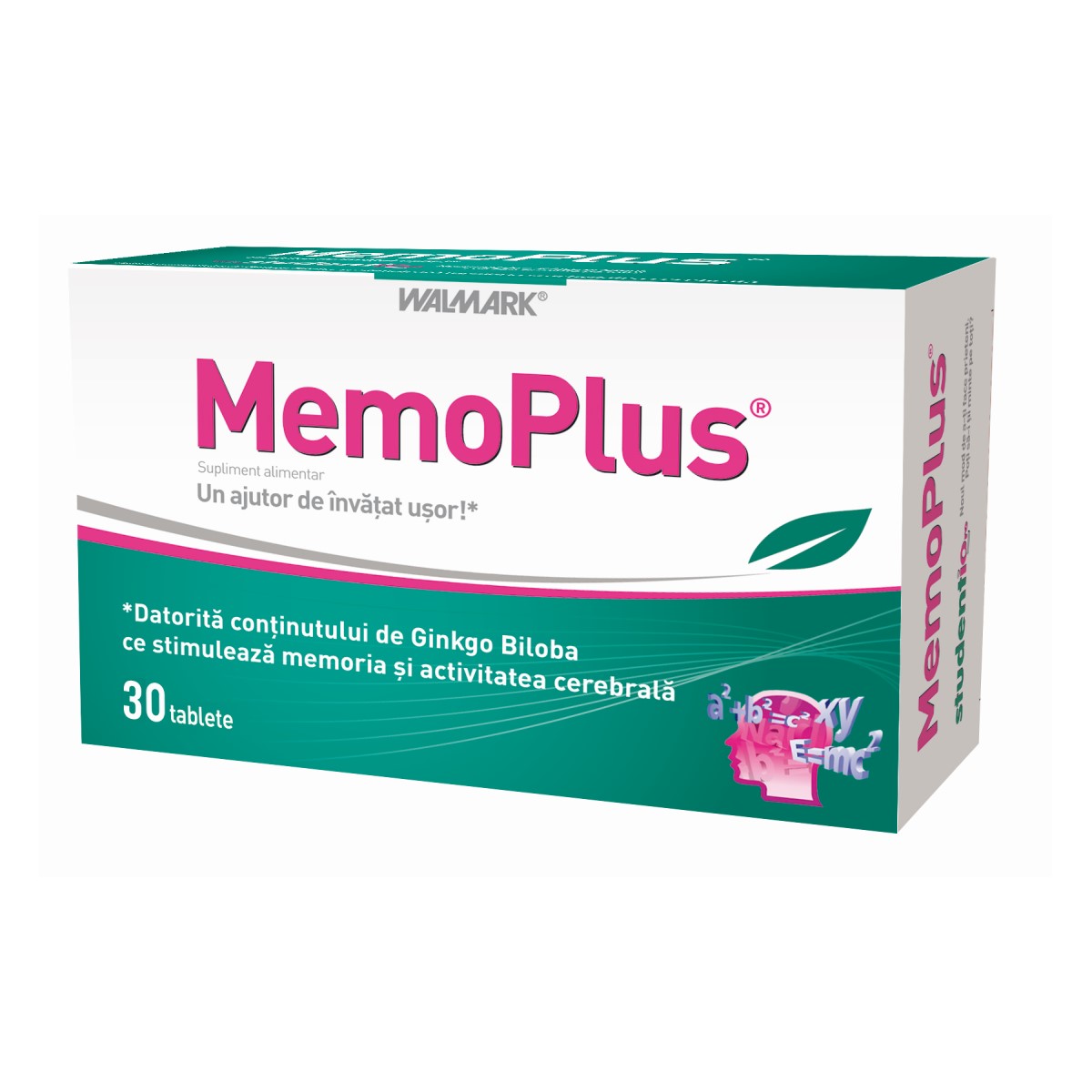 Memorie și concentrare - MemoPlus, 30 tablete, Walmark, farmaciamare.ro