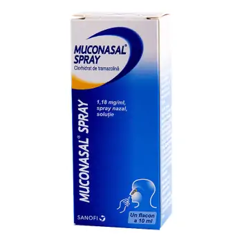 Afecțiuni ORL - Muconasal spray 1,18mg/ml, 10ml, Sanofi, farmaciamare.ro