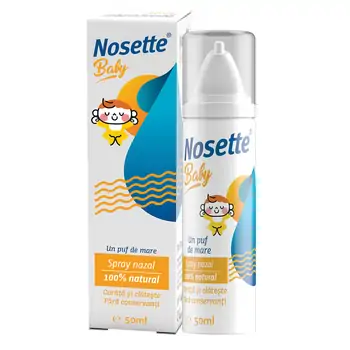 Igienă și îngrijire copii - Nosette Baby Spray nazal cu apa de mare izotonica, 50ml, Dr. Reddys, farmaciamare.ro