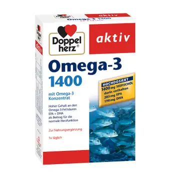 Tonice generale - Omega-3 1400mg, 30 capsule, Doppelherz, farmaciamare.ro