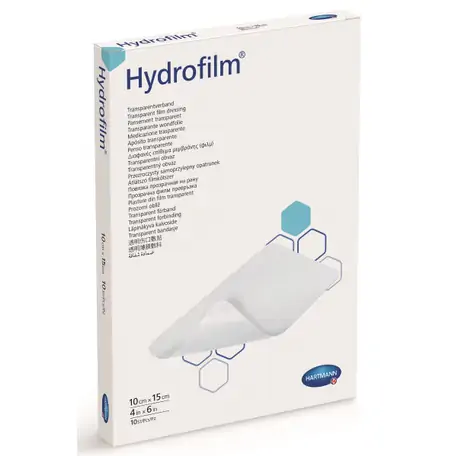 Plasturi și pansamente - Plasture transparent Hydrofilm, 10 x 15 cm, 10 bucati, Hartmann , farmaciamare.ro