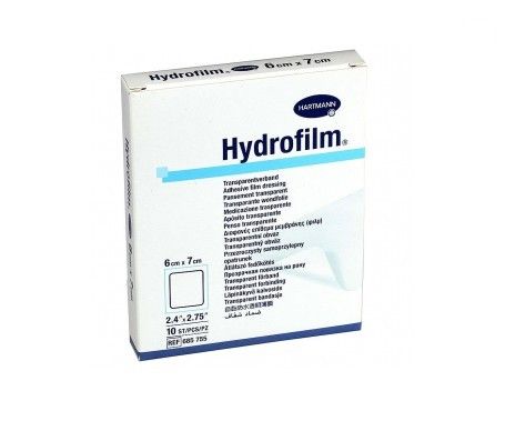 Plasturi și pansamente - Plasture transparent Hydrofilm, 6 x 7 cm, 10 bucati, Hartmann, farmaciamare.ro