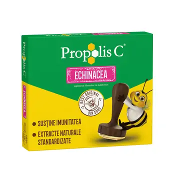 Imunitate - Propolis C+Echinaceea, 20 comprimate, Fiterman, farmaciamare.ro