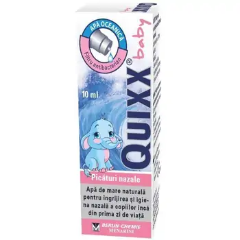 Sănătatea copiilor - Quixx Baby picaturi nazale, 10 ml, Berlin-Chemie, farmaciamare.ro