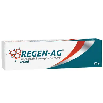 Cicatrizante - Regen-Ag crema 10mg/g, 50g, Fiterman, farmaciamare.ro
