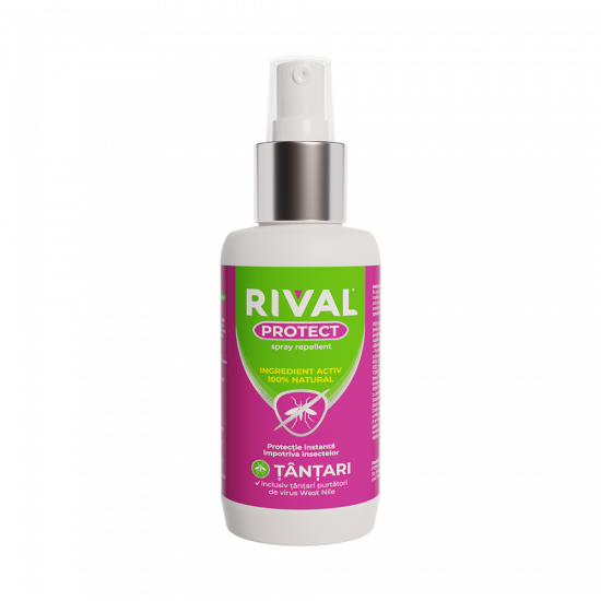 Protecție insecte și paraziți - Rival Protect Spray Repellent, 100 ml, Fiterman, farmaciamare.ro