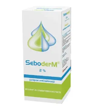 Îngrijirea părului  - Sampon antimatreata 2% Seboderm, 125ml, Salvia Pharm, farmaciamare.ro