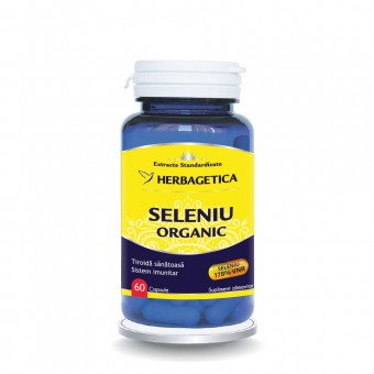 Tonice generale - Seleniu Organic, 60 capsule, Herbagetica, farmaciamare.ro