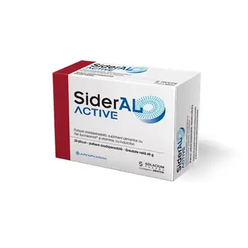 Multivitamine și minerale - Sideral Active, 30 plicuri, Solacium, farmaciamare.ro