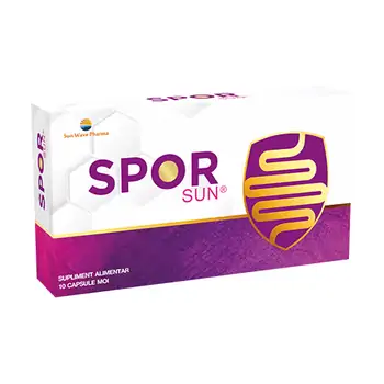 Probiotice si prebiotice - Spor Sun, 10 capsule, Sun Wave Pharma, farmaciamare.ro