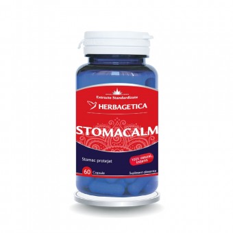 Sistemul digestiv - Stomacalm, 60 capsule, Herbagetica, farmaciamare.ro