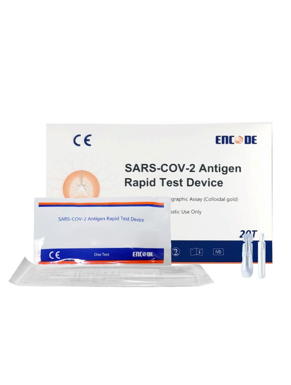 Teste de diagnosticare - Test Rapid Covid Antigen Mixt, 20 bucati, Encode, farmaciamare.ro
