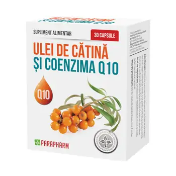 Tonice generale - Ulei de catina si coenzima Q10, 30 capsule, Parapharm, farmaciamare.ro