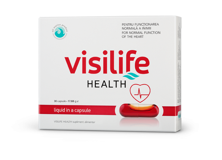 Afecțiuni circulatorii - Visilife Health, 30 capsule, Vitaslim, farmaciamare.ro