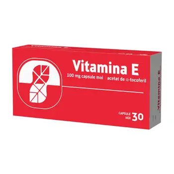Tonice - Vitamina E 100mg, 30 capsule, Biofarm, farmaciamare.ro