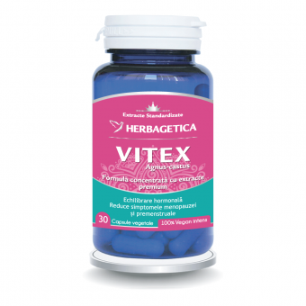 Sistemul genito- urinar - Vitex, 60 capsule, Herbagetica, farmaciamare.ro