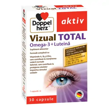 Oftalmice - Vizual Total, 30 capsule, Doppelherz, farmaciamare.ro