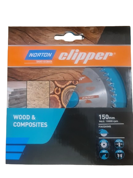 Disc circular lemn, Norton, 150 x 30 mm Z48