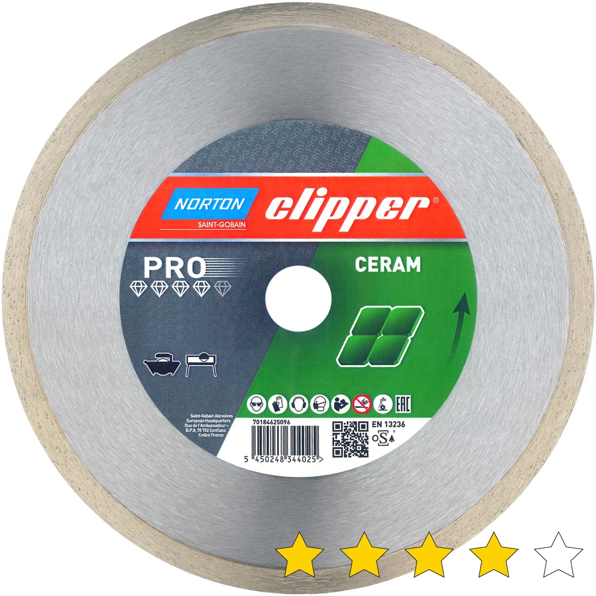 DISC CLIPPER DIA CERAM XJ2090 300x25.4 * 70184630334