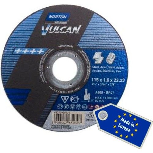 DISC NOR-V INOX 115x1.0x22.23 * 66252833400