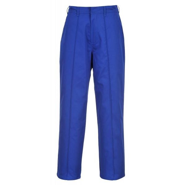 Pantaloni de salopeta 2085, in talie, albastru royal, 42