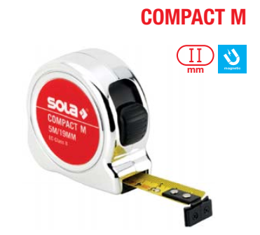 RULETA SOLA 8M COMPACT M (magnetica) CLS.II 25MM * 50520801